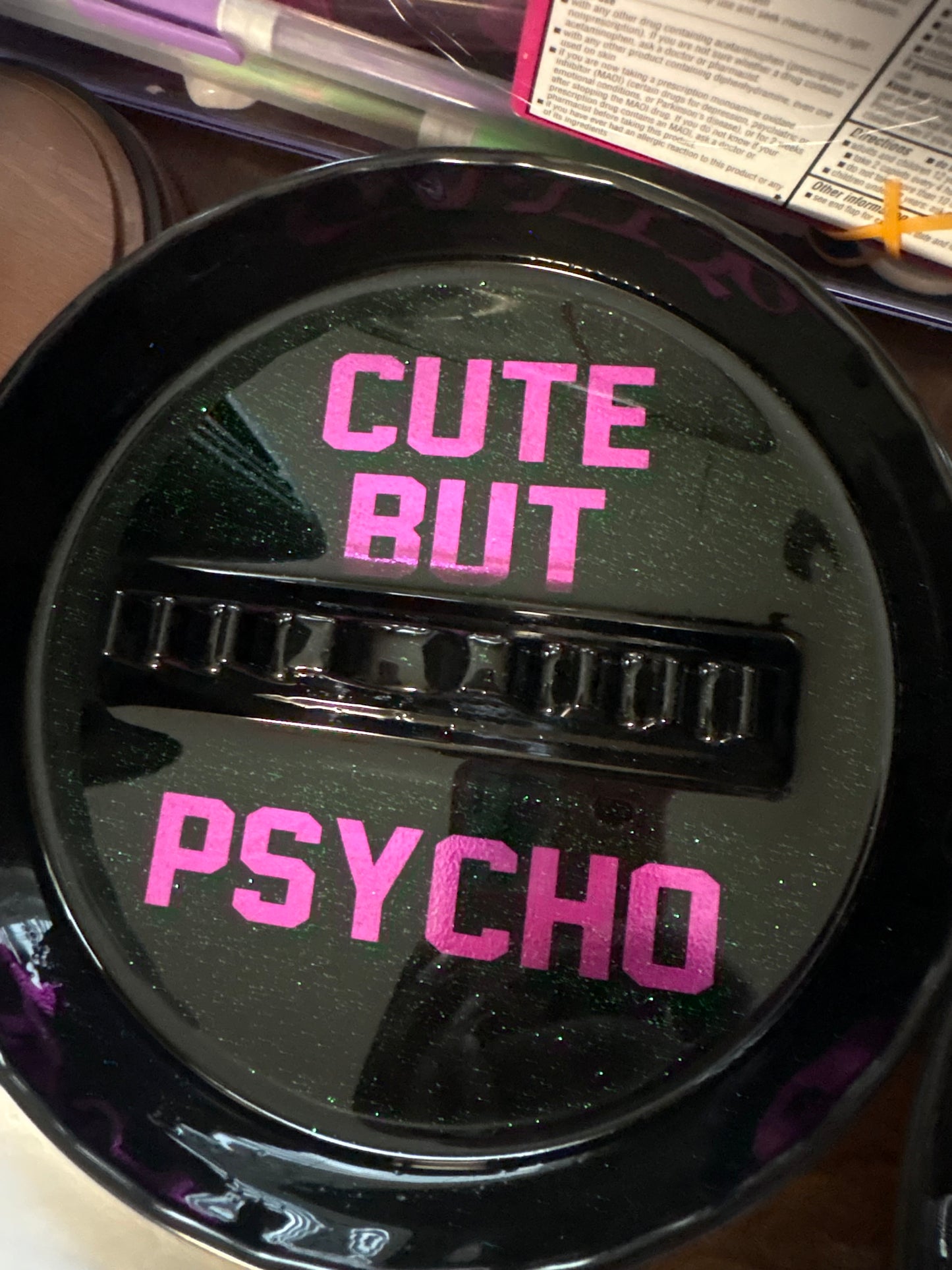 Cute but psycho ashtray